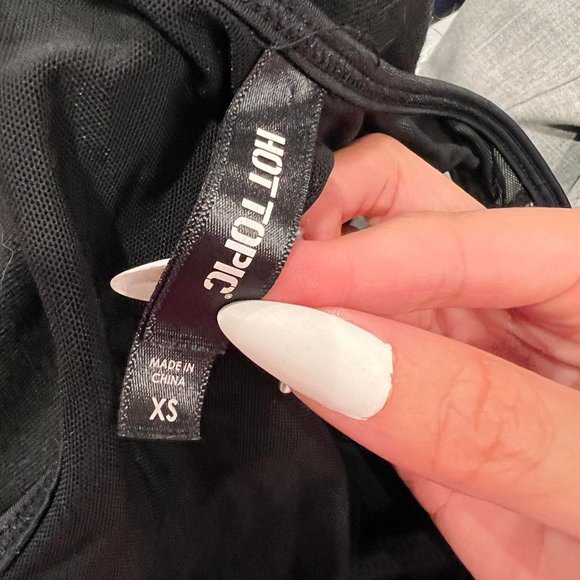 Hot Topic - Black Translucent Kitty Lingerie - Size Small - Picture 3 of 3